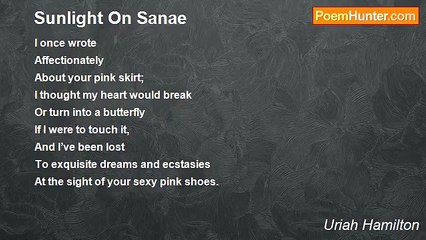 Uriah Hamilton - Sunlight On Sanae