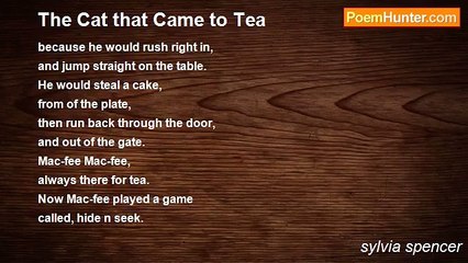 sylvia spencer - The Cat that Came to Tea