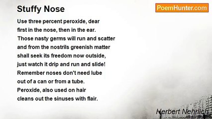 Herbert Nehrlich - Stuffy Nose