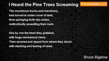 Bruce Bigelow - I Heard the Pine Trees Screaming