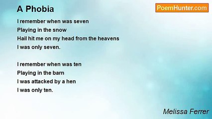 Melissa Ferrer - A Phobia