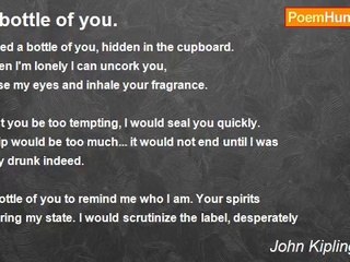 John Kipling Lewis - A bottle of you.