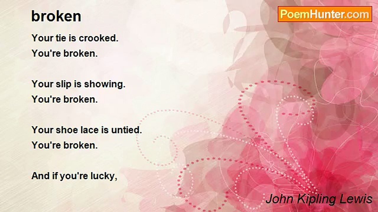 John Kipling Lewis - broken