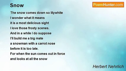 Herbert Nehrlich - Snow