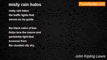 John Kipling Lewis - misty rain halos