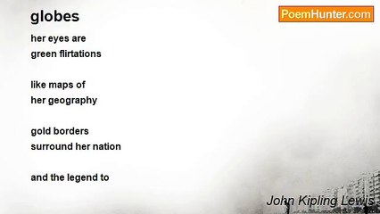 John Kipling Lewis - globes