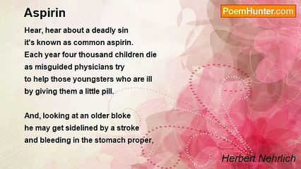 Herbert Nehrlich - Aspirin