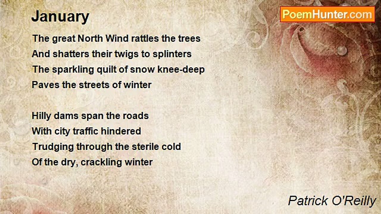 Patrick O'Reilly - January