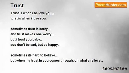 Leonard Lee - Trust
