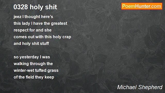 Michael Shepherd - 0328 holy shit