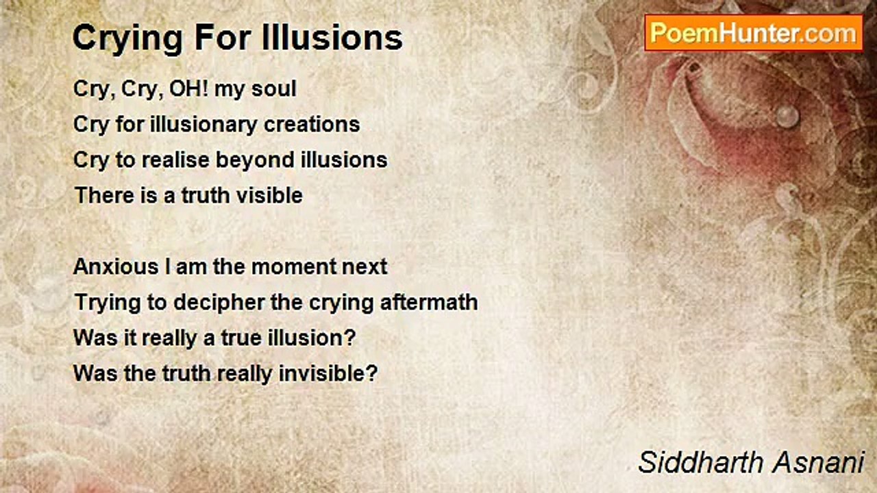Siddharth Asnani - Crying For Illusions