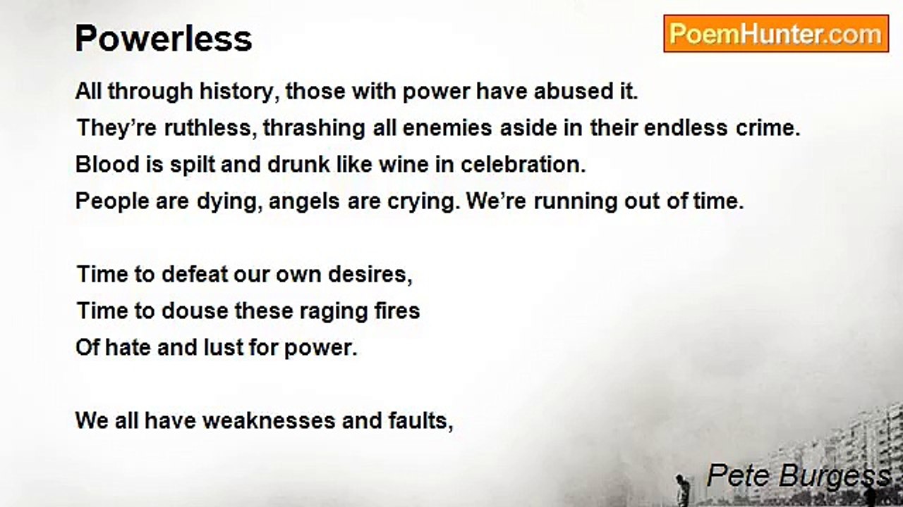 Pete Burgess - Powerless