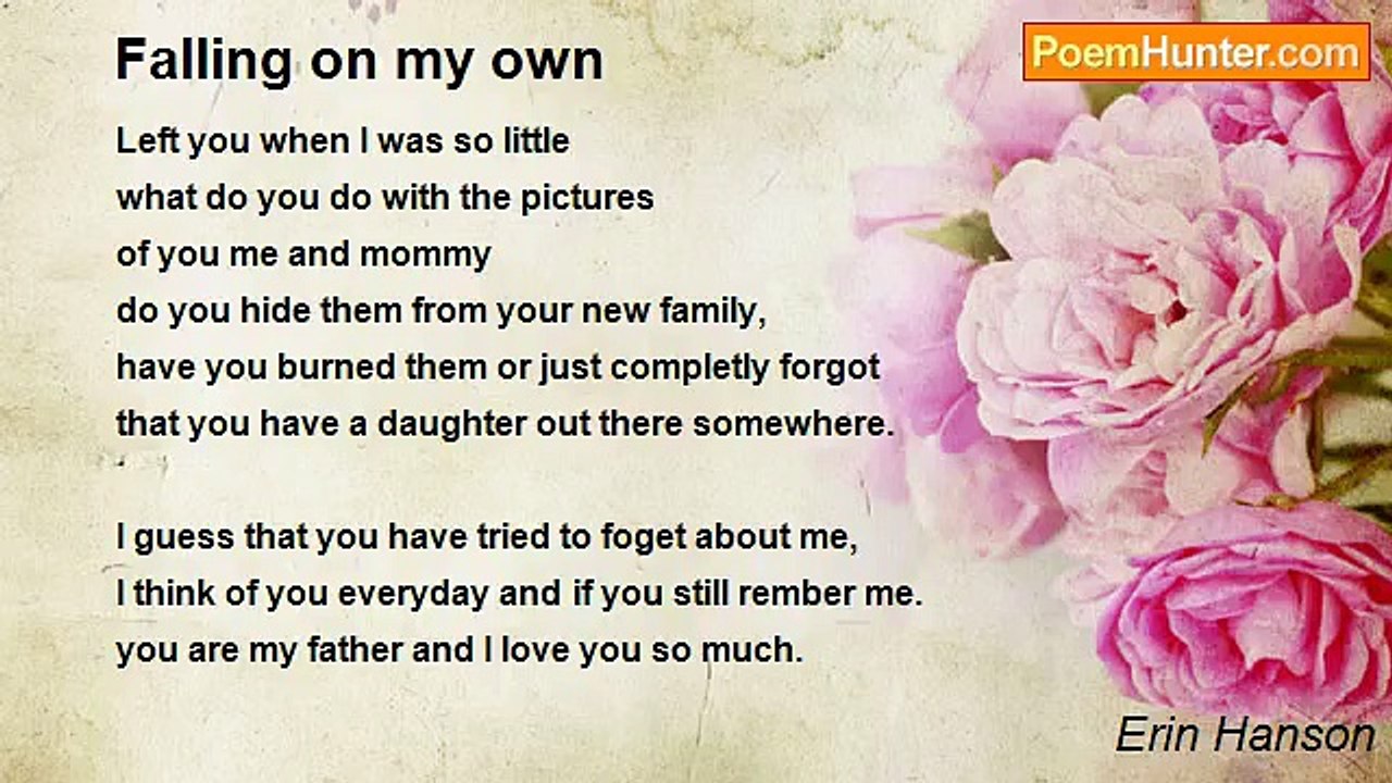 Erin Hanson - Falling on my own