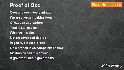 Mike Finley - Proof of God