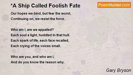 Gary Bryson - *A Ship Called Foolish Fate