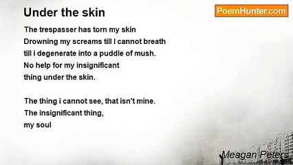 Meagan Peters - Under the skin