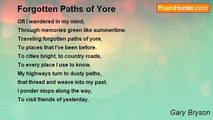 Gary Bryson - Forgotten Paths of Yore