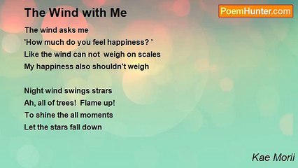 Kae Morii - The Wind with Me