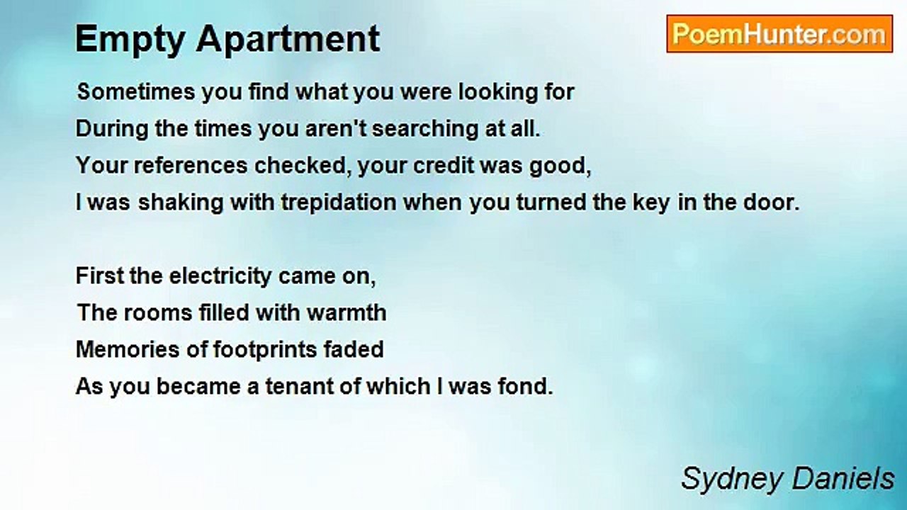 Sydney Daniels - Empty Apartment