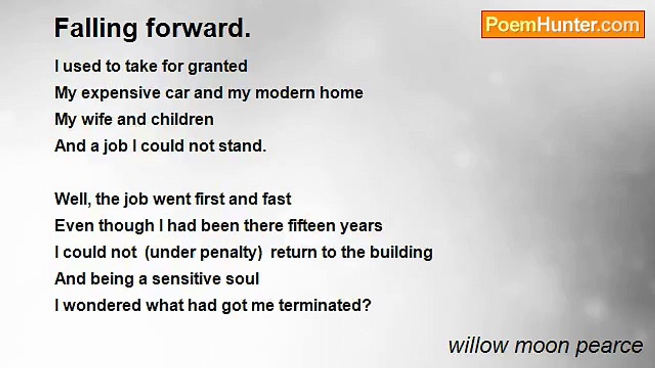 willow moon pearce - Falling forward.