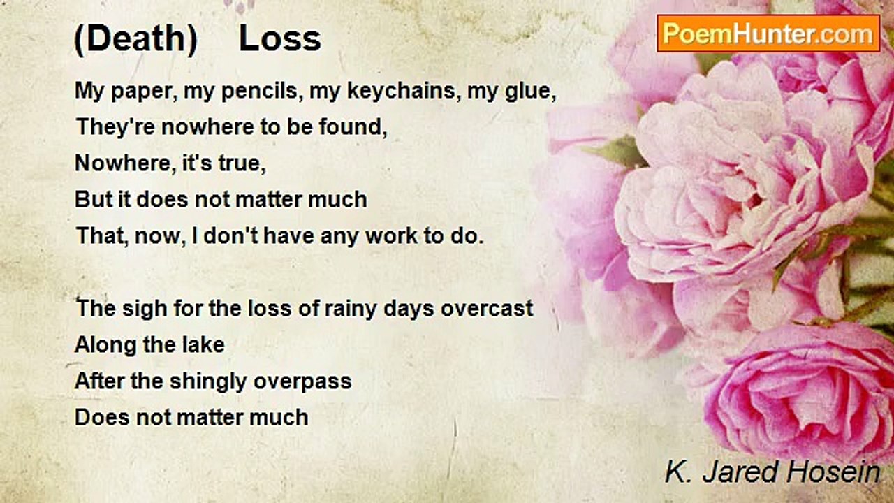 K. Jared Hosein - (Death)    Loss