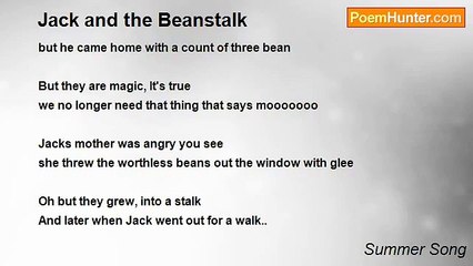Summer Song - Jack and the Beanstalk