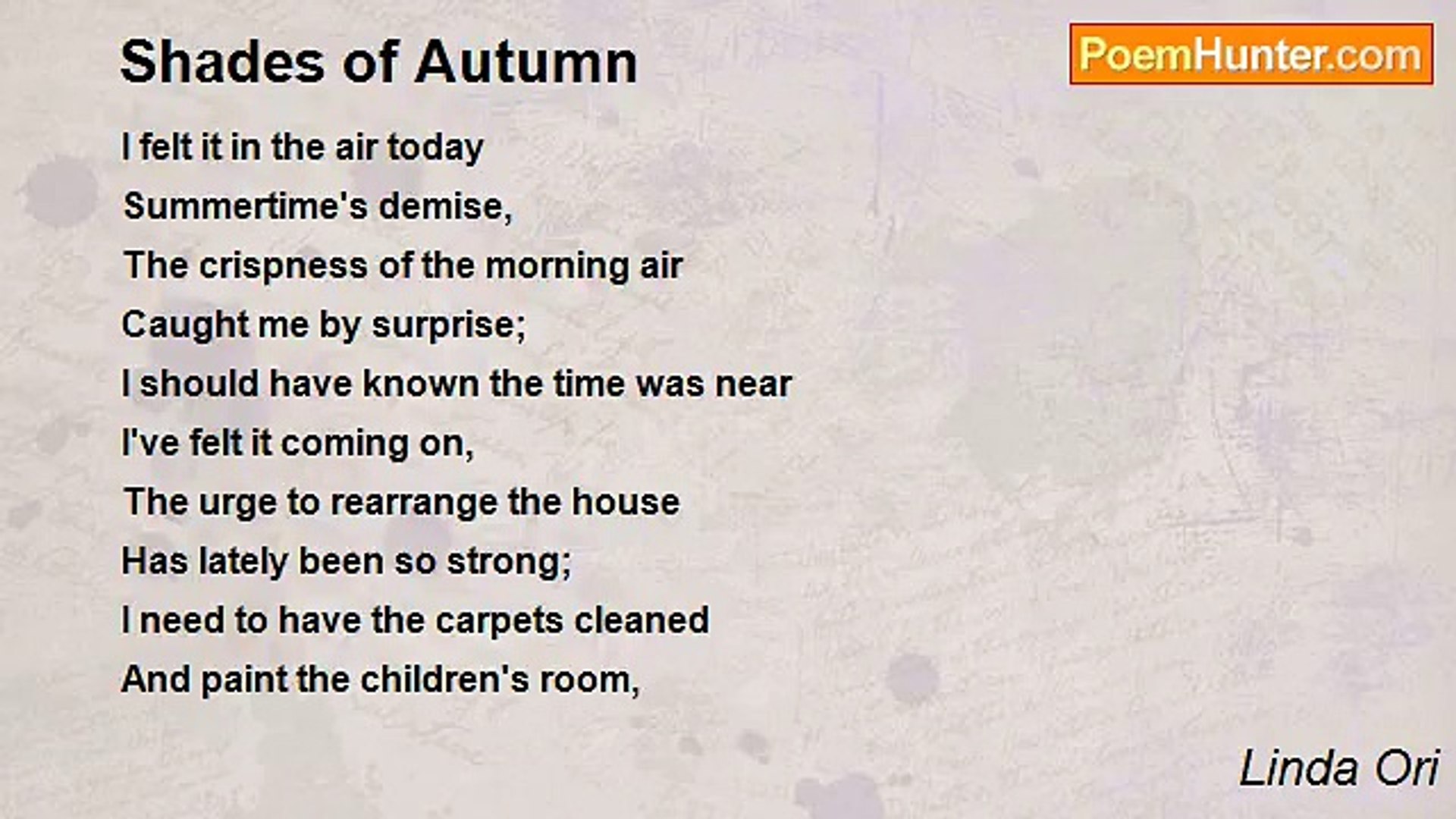 ⁣Linda Ori - Shades of Autumn