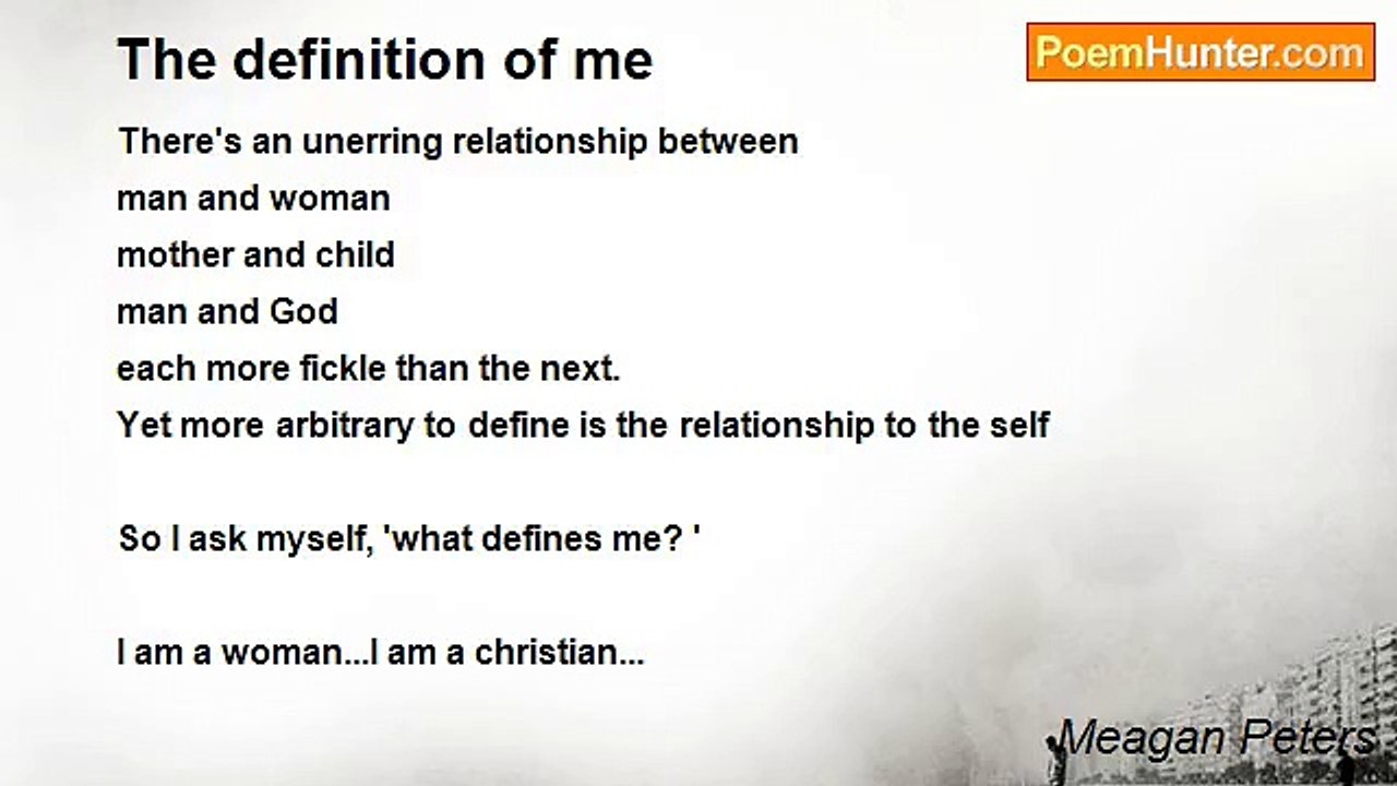 Meagan Peters - The definition of me