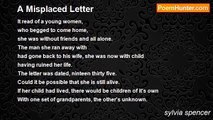 sylvia spencer - A Misplaced Letter