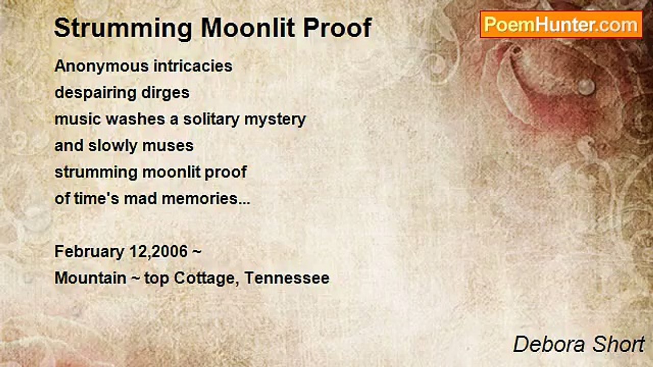 Debora Short - Strumming Moonlit Proof