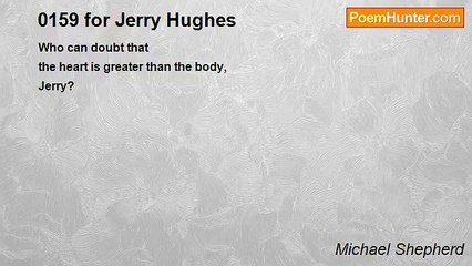 Michael Shepherd - 0159 for Jerry Hughes