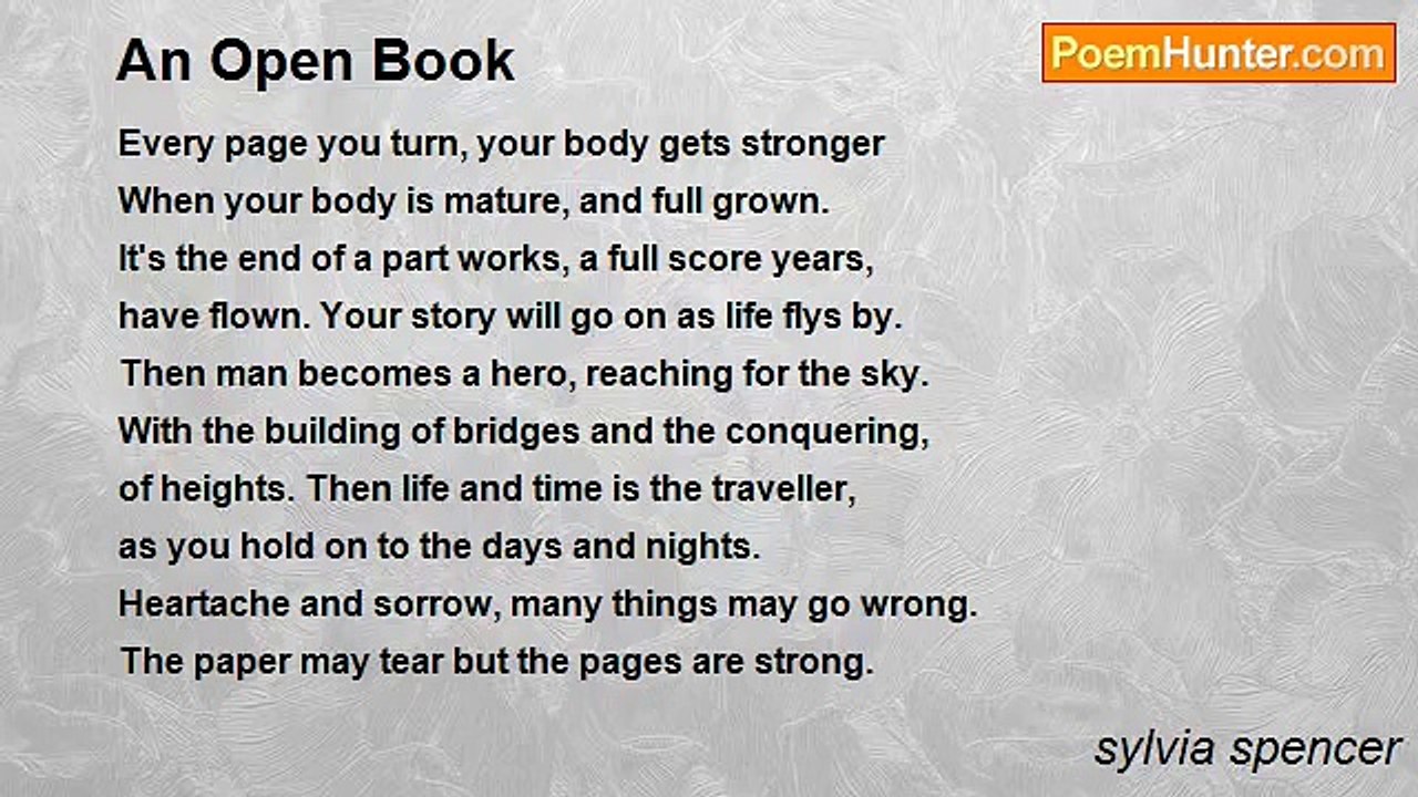 sylvia spencer - An Open Book