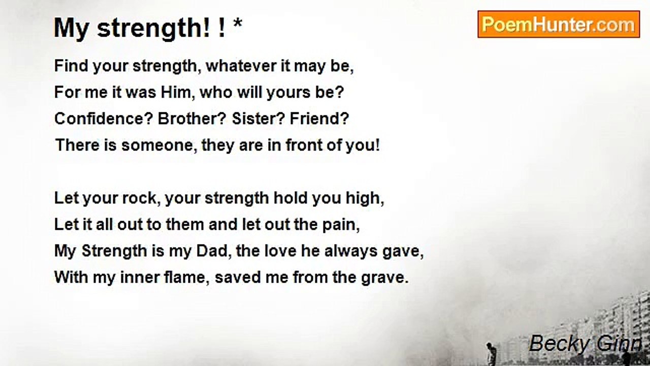 Becky Ginn - My strength! ! *