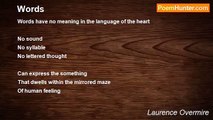 Laurence Overmire - Words