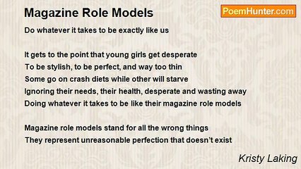 Kristy Laking - Magazine Role Models