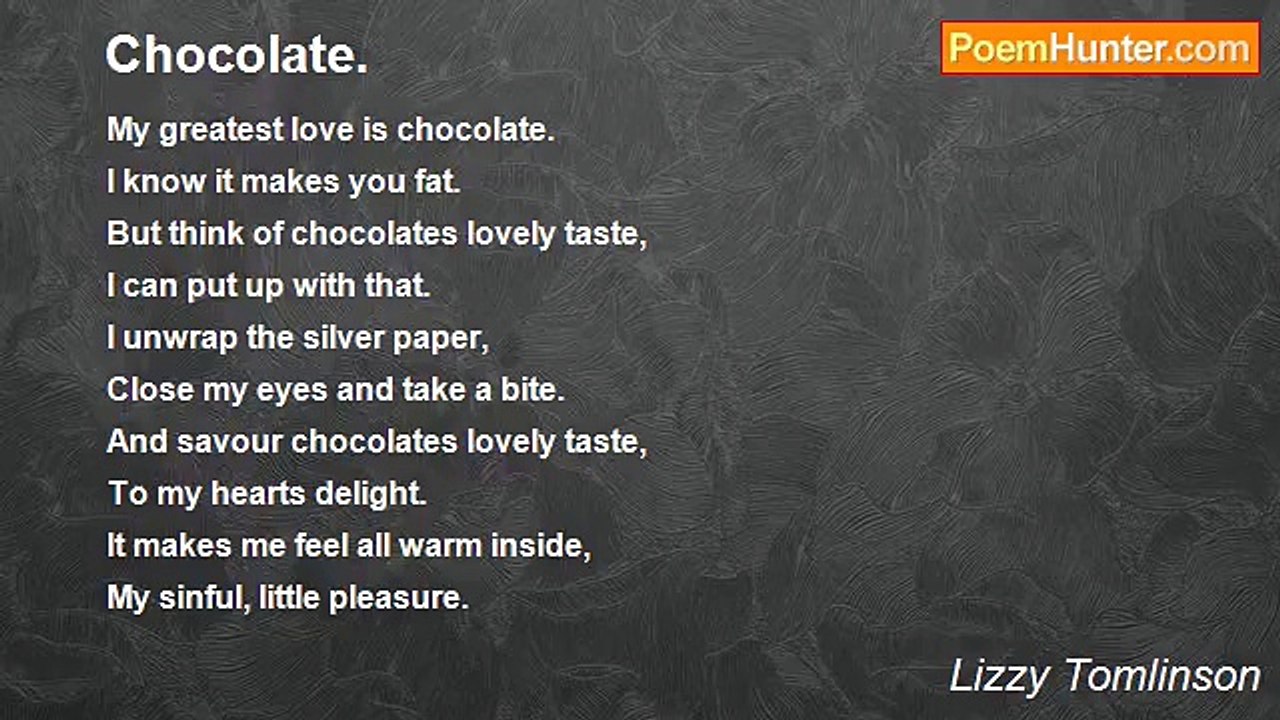Lizzy Tomlinson - Chocolate.