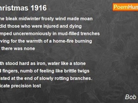 Bob Oldfield - Christmas 1916