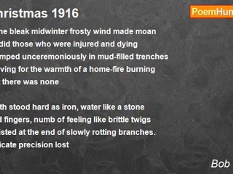 Bob Oldfield - Christmas 1916