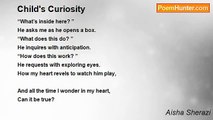 Aisha Sherazi - Child's Curiosity