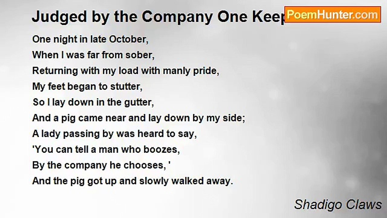 Shadigo Claws - Judged by the Company One Keeps