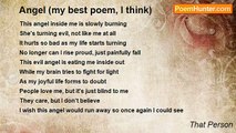 That Person - Angel (my best poem, I think)