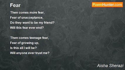 Aisha Sherazi - Fear