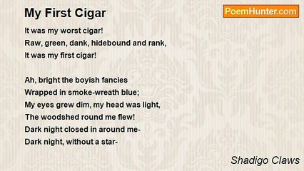 Shadigo Claws - My First Cigar