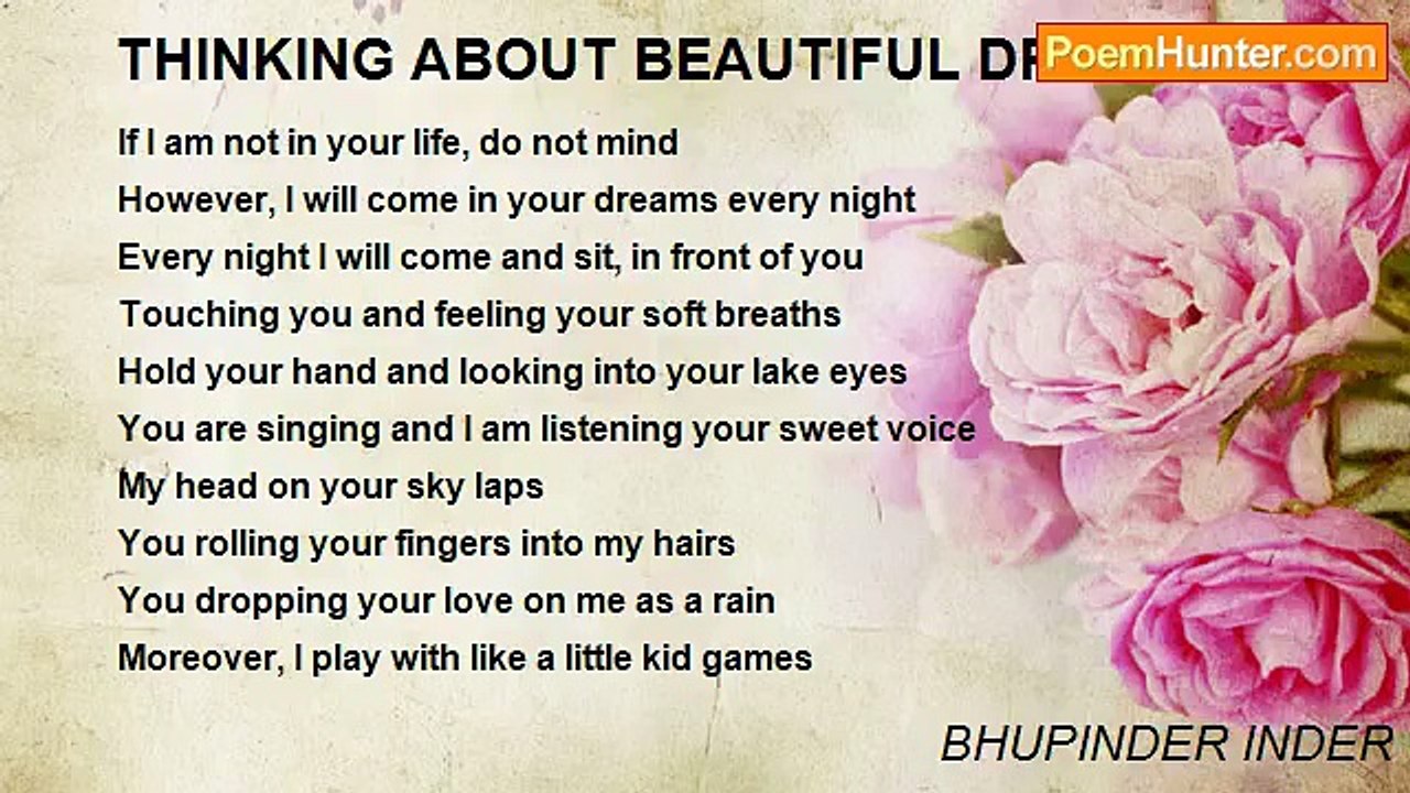 BHUPINDER INDER - THINKING ABOUT BEAUTIFUL DREAM