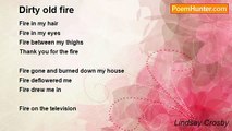 Lindsay Crosby - Dirty old fire