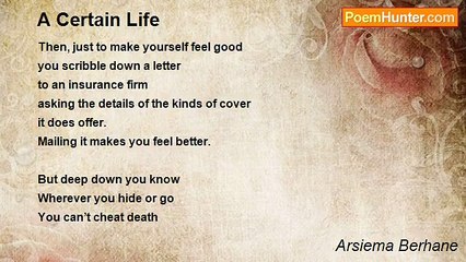 Arsiema Berhane - A Certain Life
