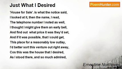 Ernestine Northover - Just What I Desired