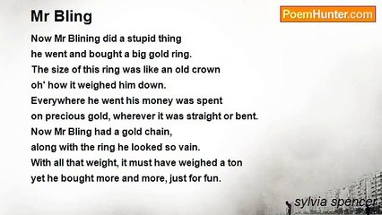 sylvia spencer - Mr Bling