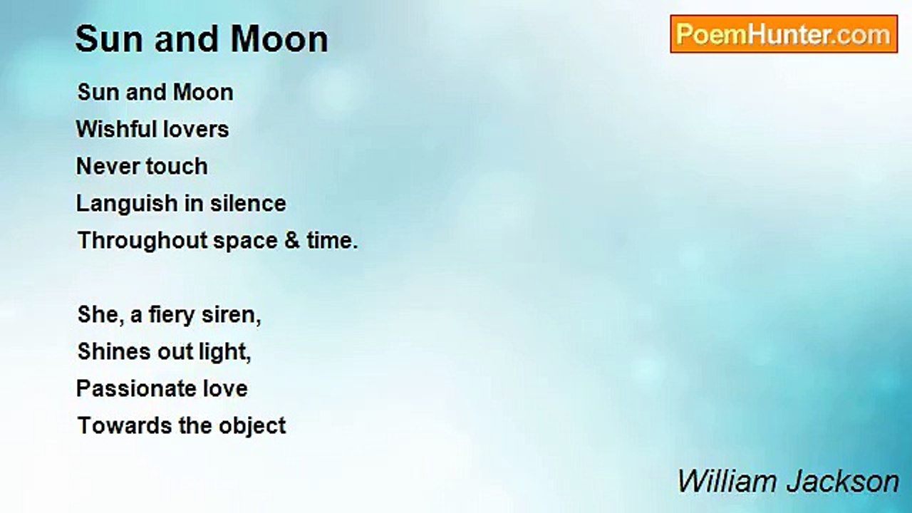 William Jackson - Sun and Moon