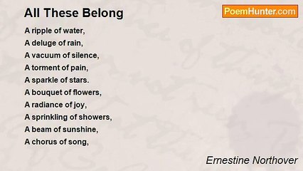 Ernestine Northover - All These Belong